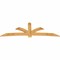 Ekena Millwork Davenport Rough Sawn Timber Gable Bracket, Western Red Cedar, 108"W x 36"H x 2"D x 6"F, 8/12 Pitch GBW108X36X0206DAV00RWR - alternate 5